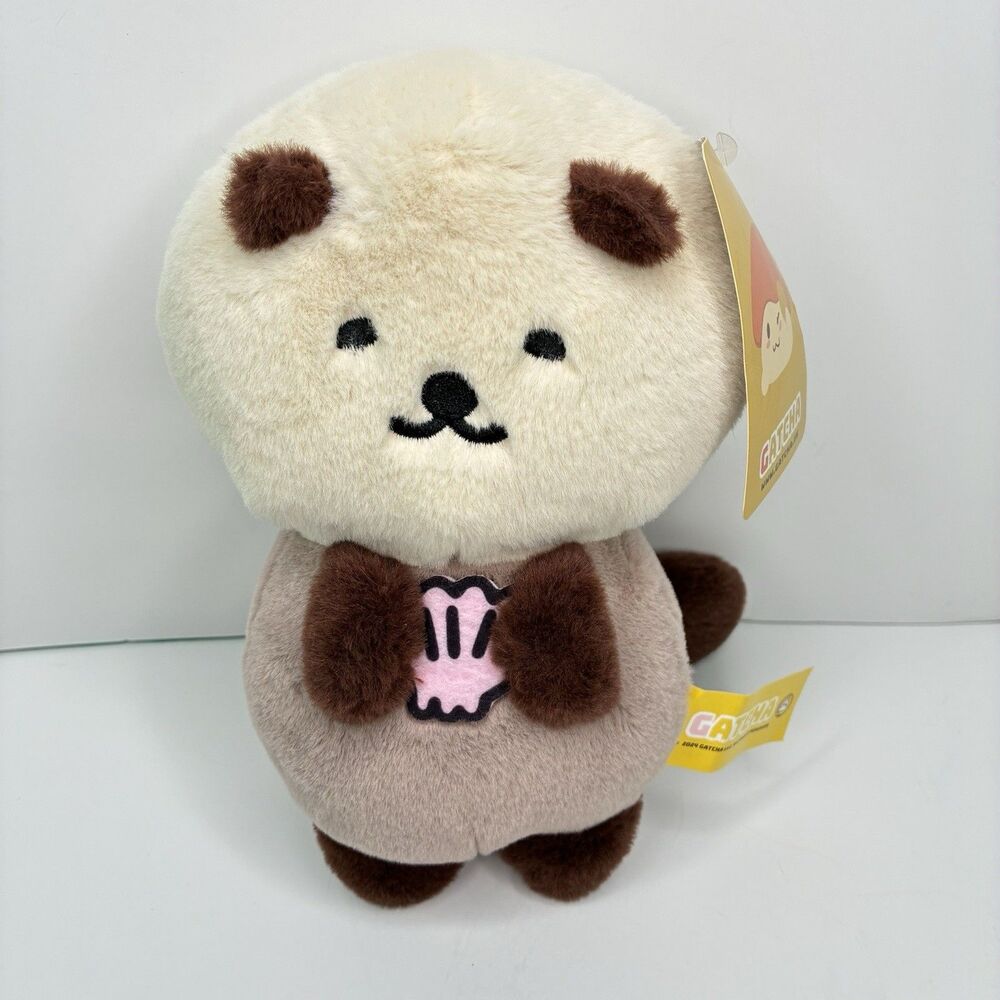 Gatcha Clawcade Edition Otter with Pink Seashell Plush NWT